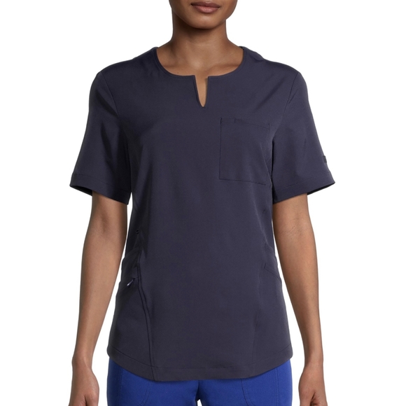 Cuddle Duds scrub top navy - Picture 1 of 10